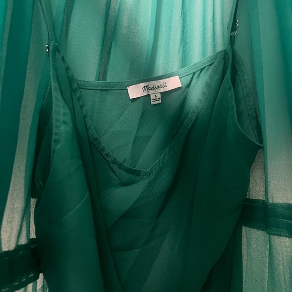 Madewell Sheer V-Neck Dolman
Sleeve Maxi Dress - Picture 4 of 6